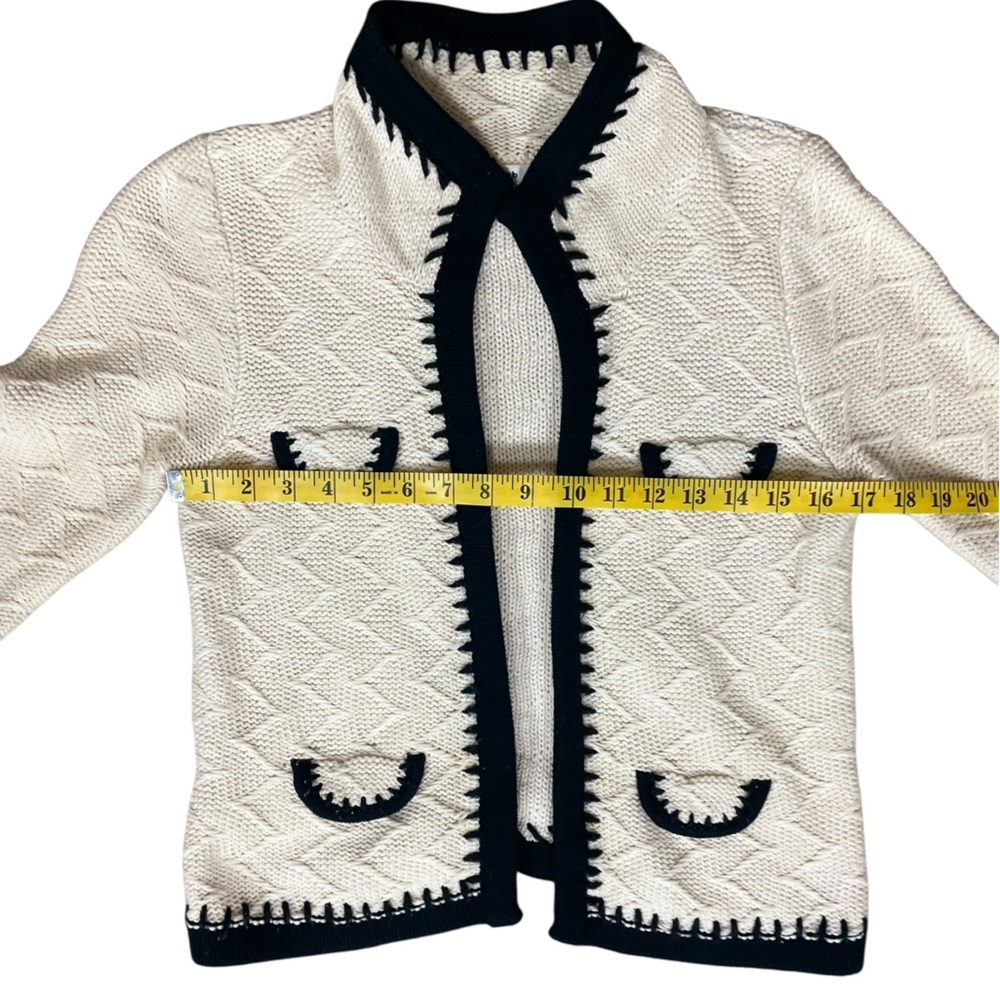 CAbi Women's “Socialite” Knit Open Front Cardigan (SWV) - Picture 8 of 12